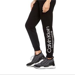 Calvin Klein black and white sweatpants